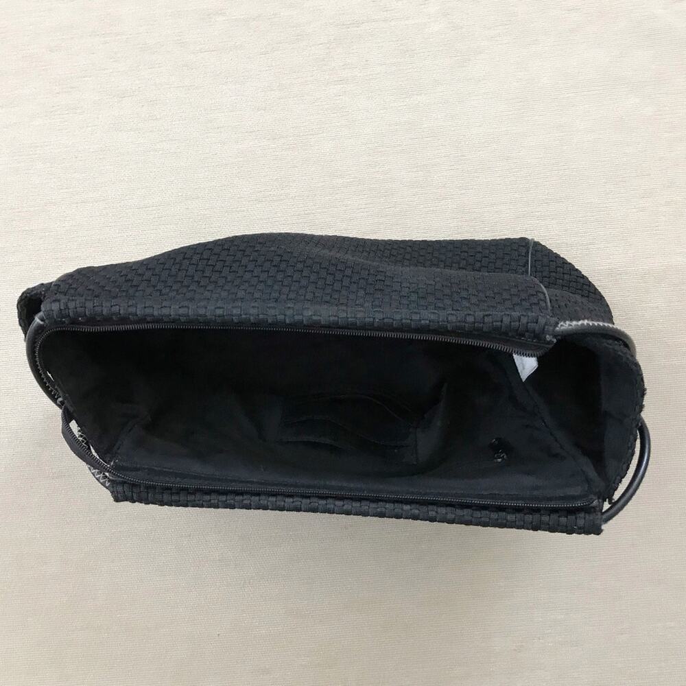 The Sak Black Shoulder Bag Woven Fabric Shoulder Purse - Picture 4 of 7